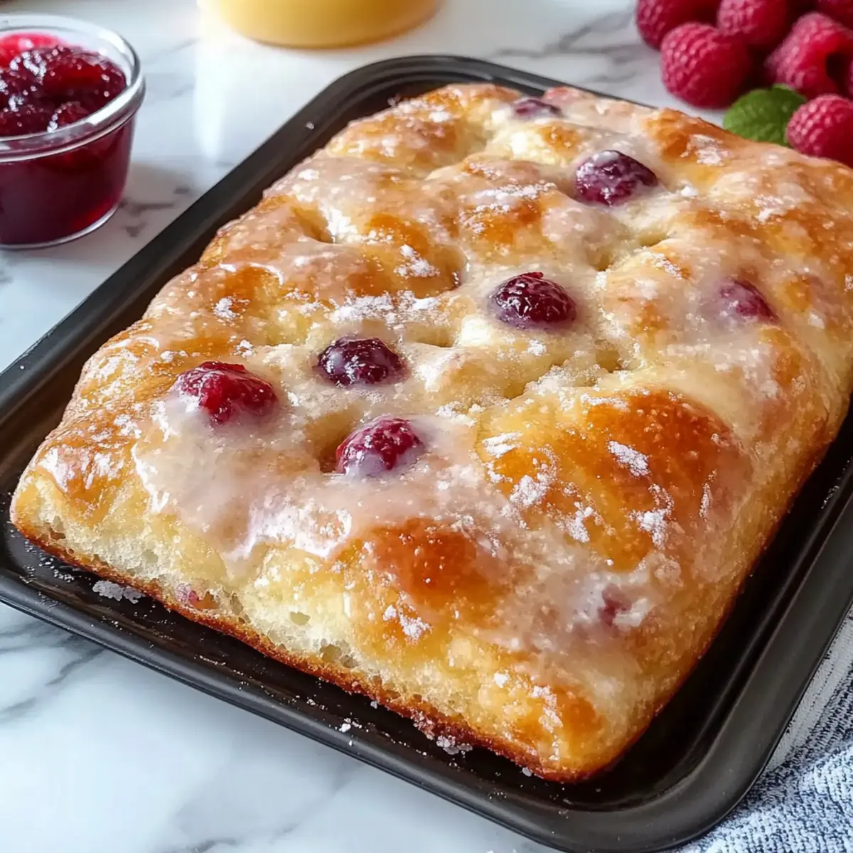 Homemade Jam Donut Focaccia: Your New Breakfast Obsession