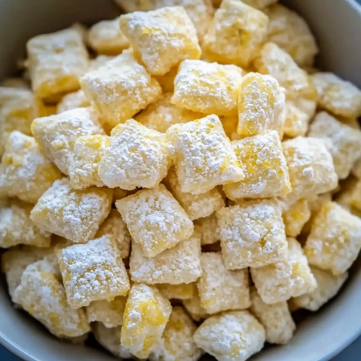Lemonade Puppy Chow Snack: A Sweet Burst of Summer Fun