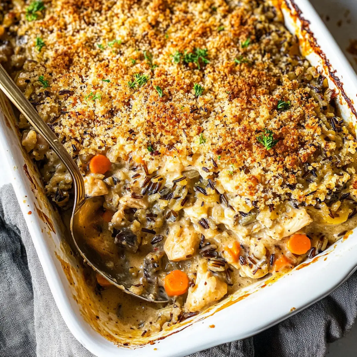 Creamy Chicken Wild Rice Casserole: Pure Comfort in a Dish