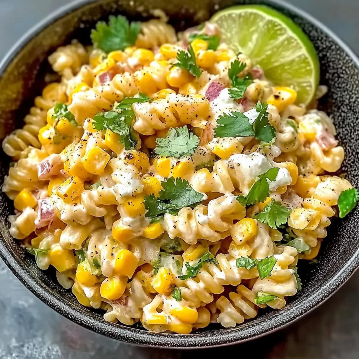 Zesty Mexican Street Corn Pasta Salad for Summer Bliss
