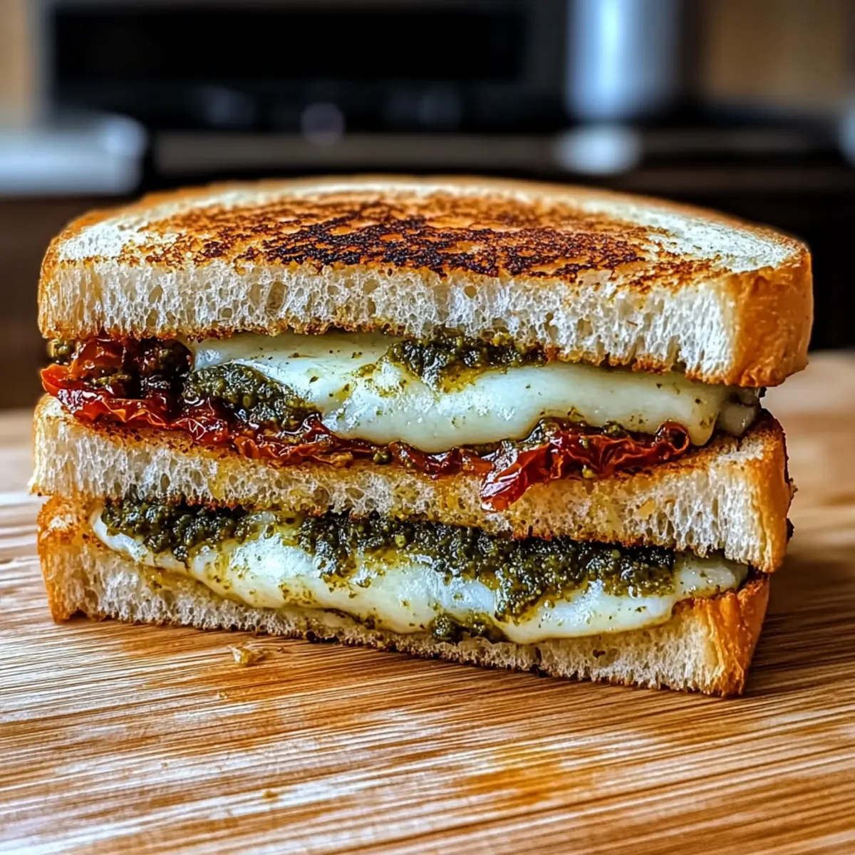 Sun-Dried Tomato Pesto Grilled Cheese That Explodes with Flavor