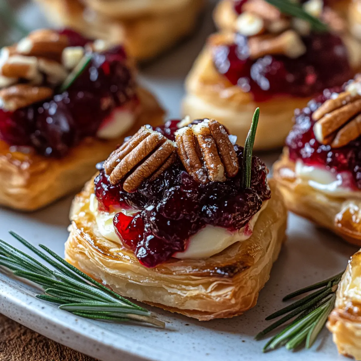 Baked Cranberry Brie Bites for Effortless Holiday Cheering