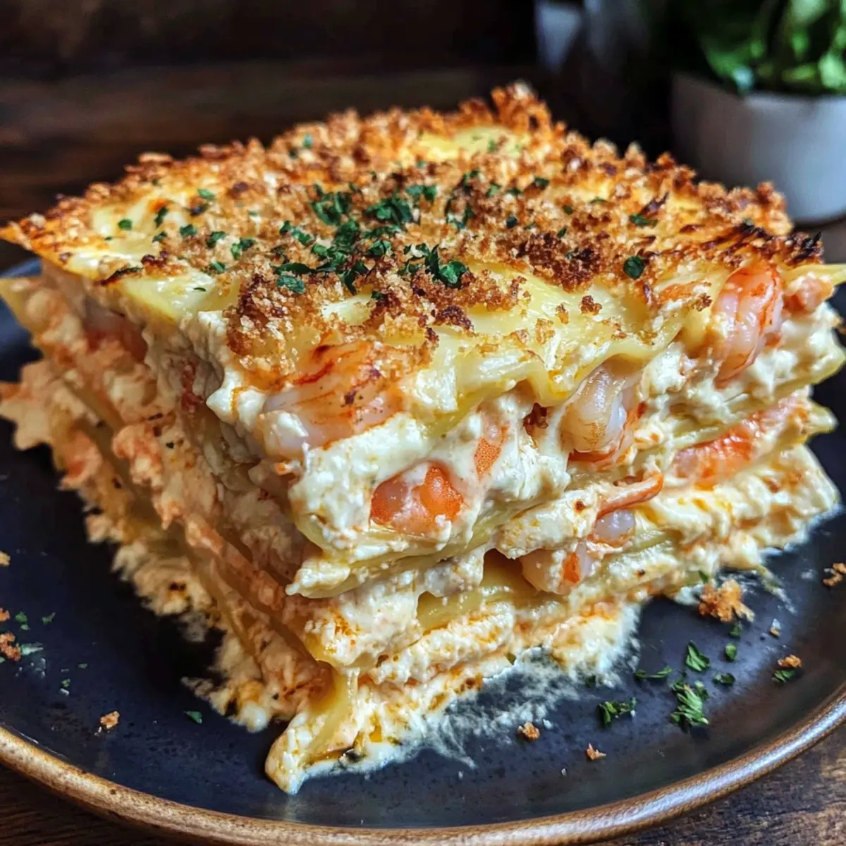Creamy Shrimp Crab Lasagna for a Cozy Family Dinner