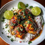 Spicy Maple Chicken & Coconut Rice