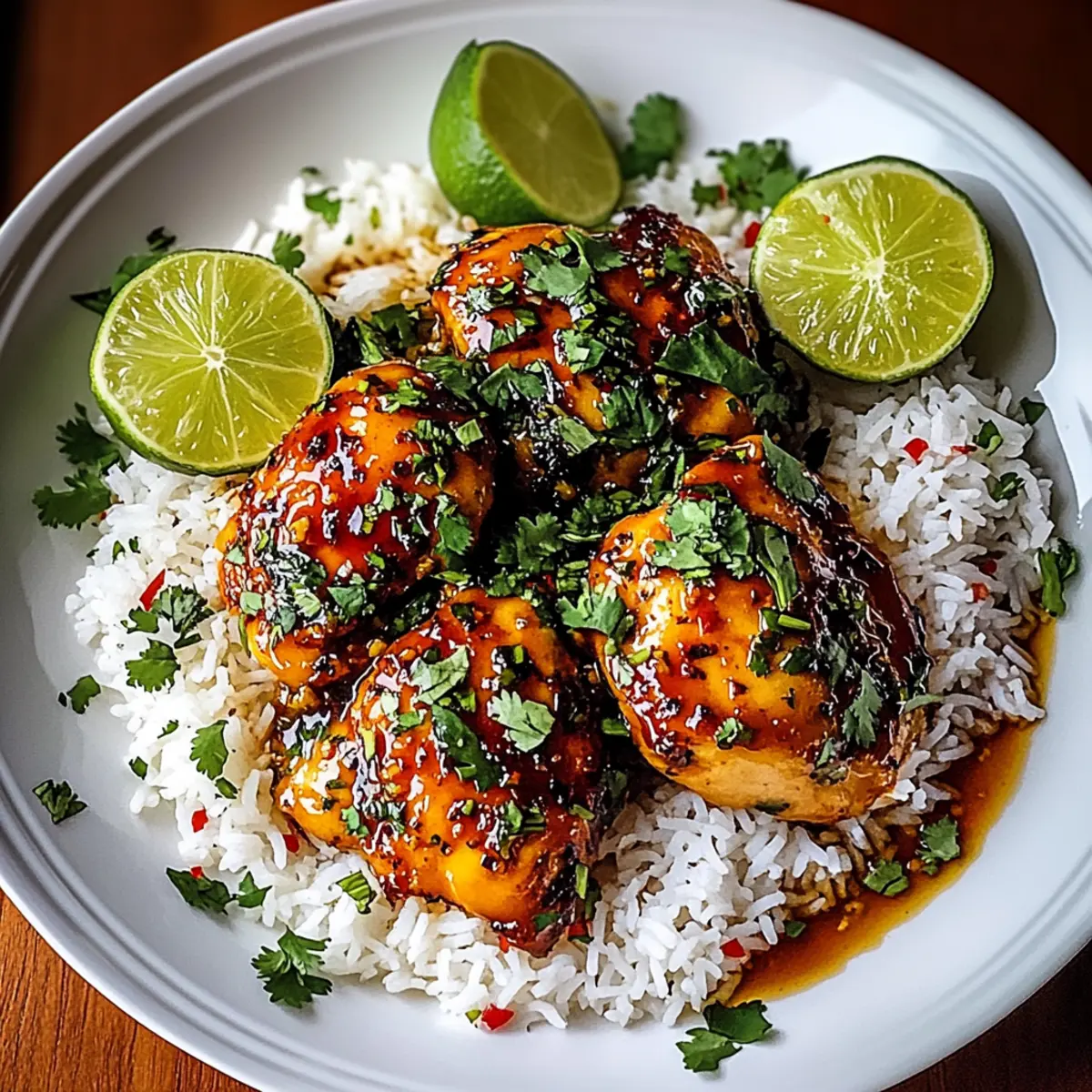 Spicy Maple Chicken & Coconut Rice: Sweet & Satisfying Dinner