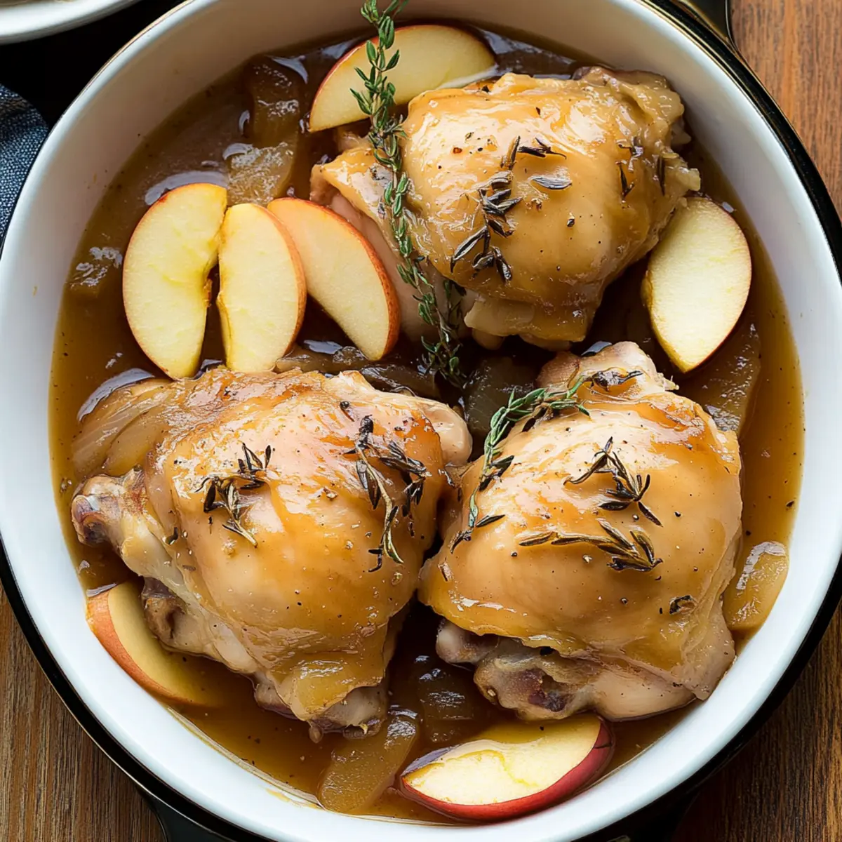 Crockpot Apple Cider Chicken Thighs for Cozy Weeknight Dinners