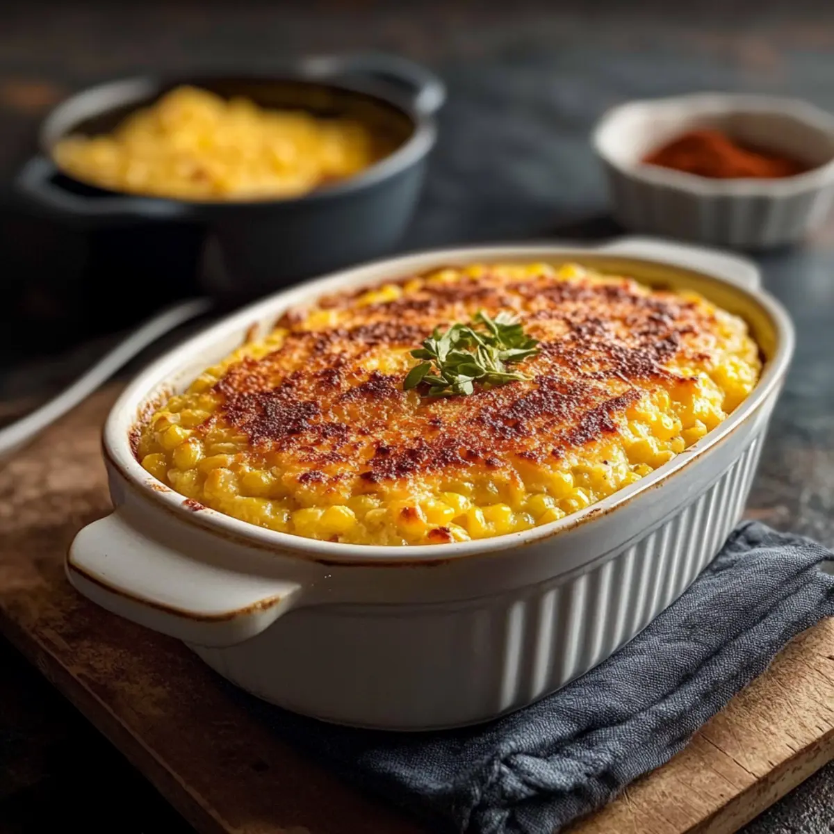 Ruth's Chris Corn Pudding - Creamy Comfort for Cozy Meals