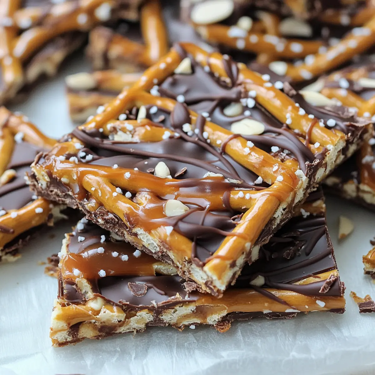 Salted Caramel Pretzel Bark for Sweet & Salty Bliss