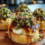 Savory Pistachio-Crusted Brie Bites
