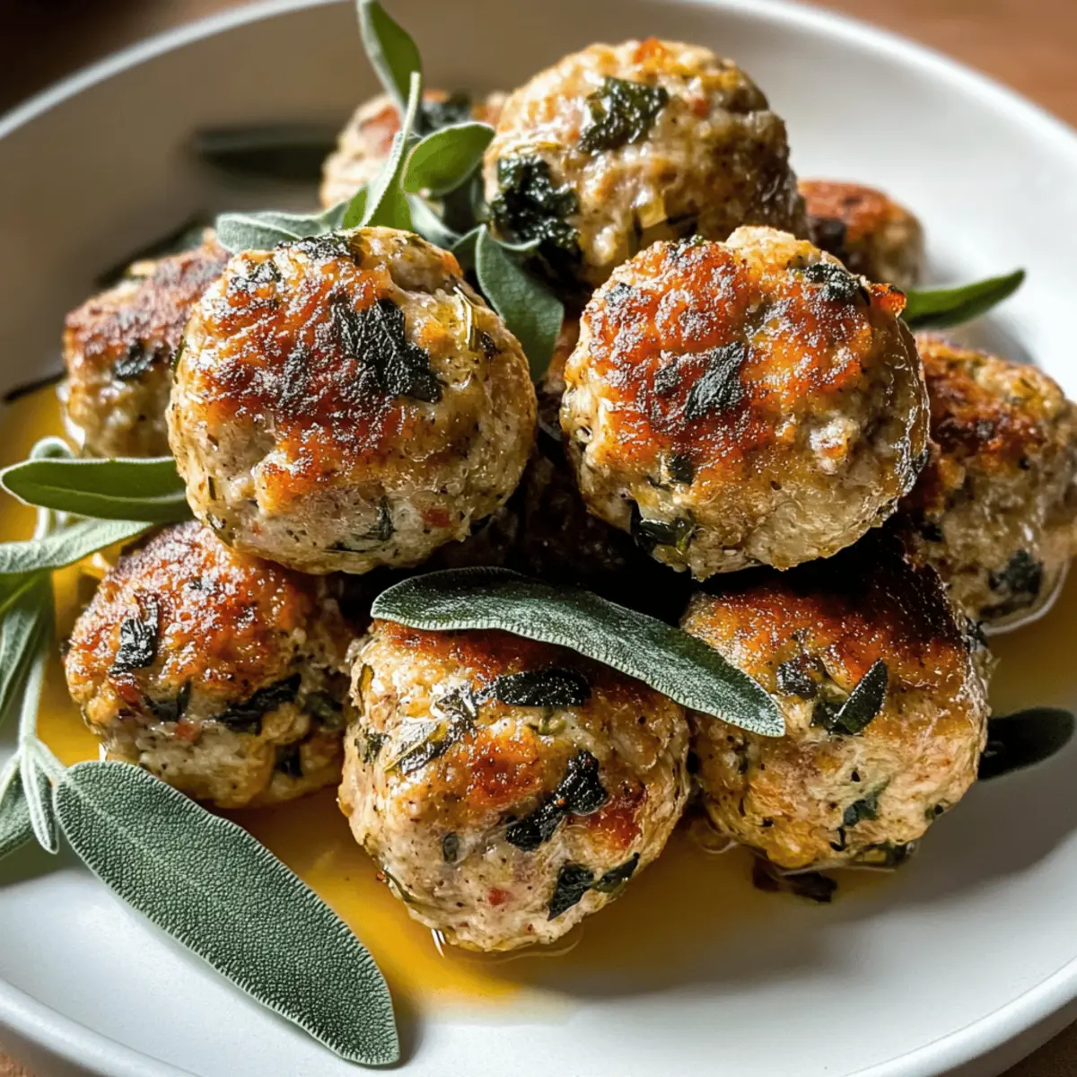 Savory Apple and Sage Turkey Meatballs for Cozy Dinners
