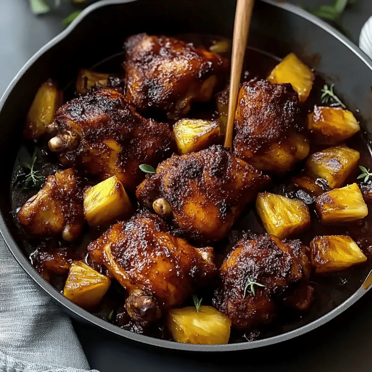 Savor the Flavor: Baked Jamaican Pineapple Jerk Chicken