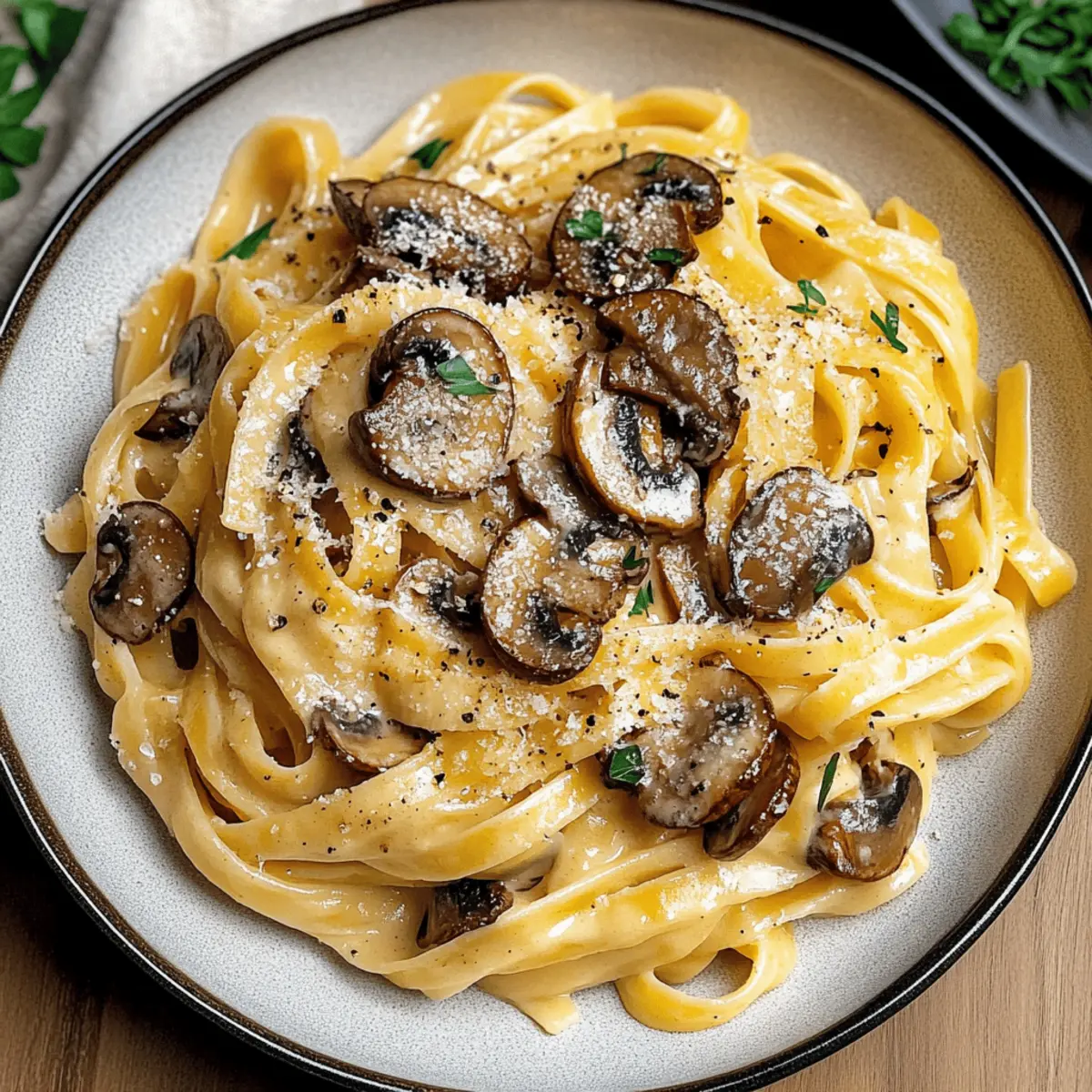 Creamy Caramelized Leek and Mushroom Gruyere Pasta Delight