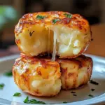 Cheesy Mashed Potato Puff Bites