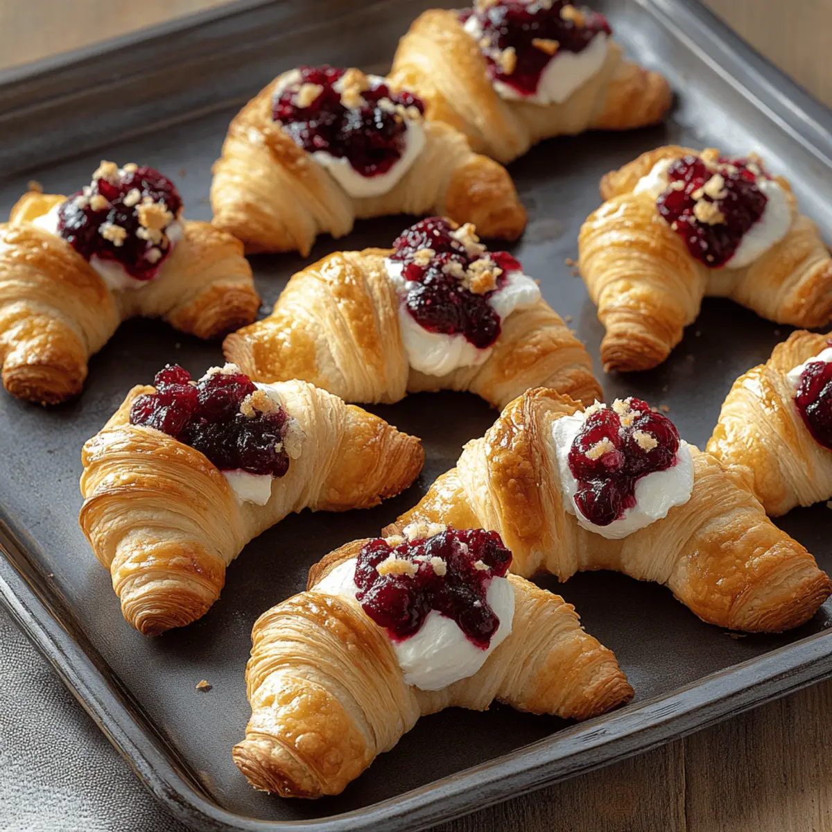 Cranberry Cream Cheese Crescent Bites for Festive Gatherings
