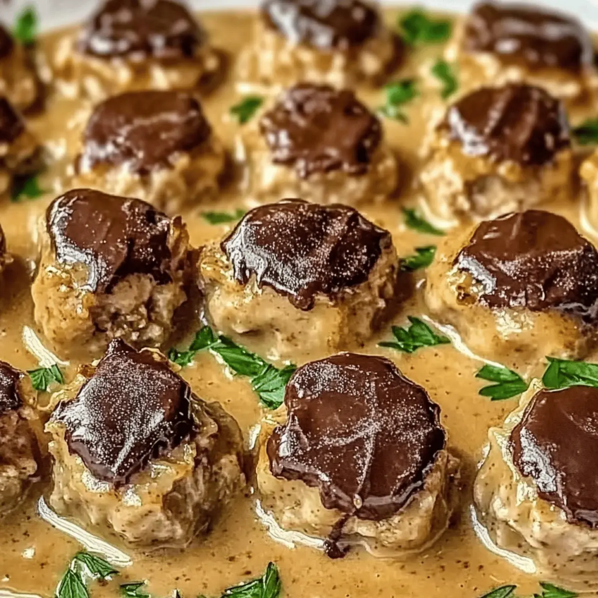 Creamy Mushroom Chicken Meatballs That You'll Crave Daily