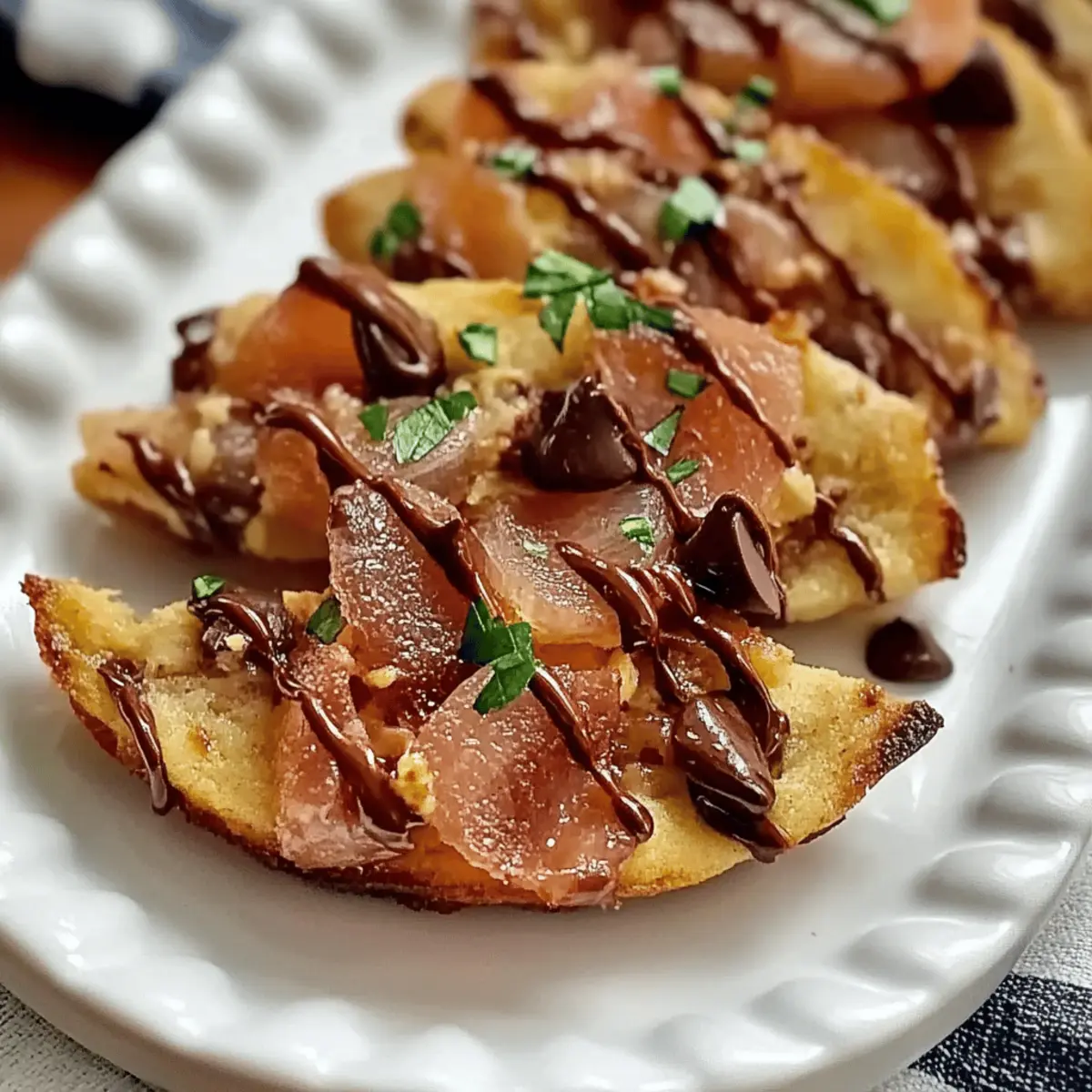 Grilled Apples with Prosciutto and Honey: Sweet & Savory Bliss