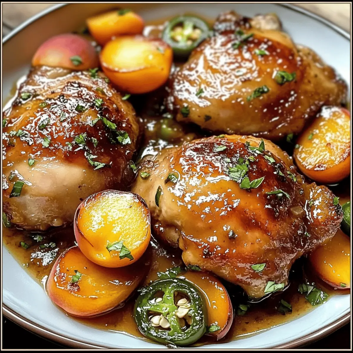 Sweet and Spicy Jalapeno Peach Chicken for Flavor Lovers