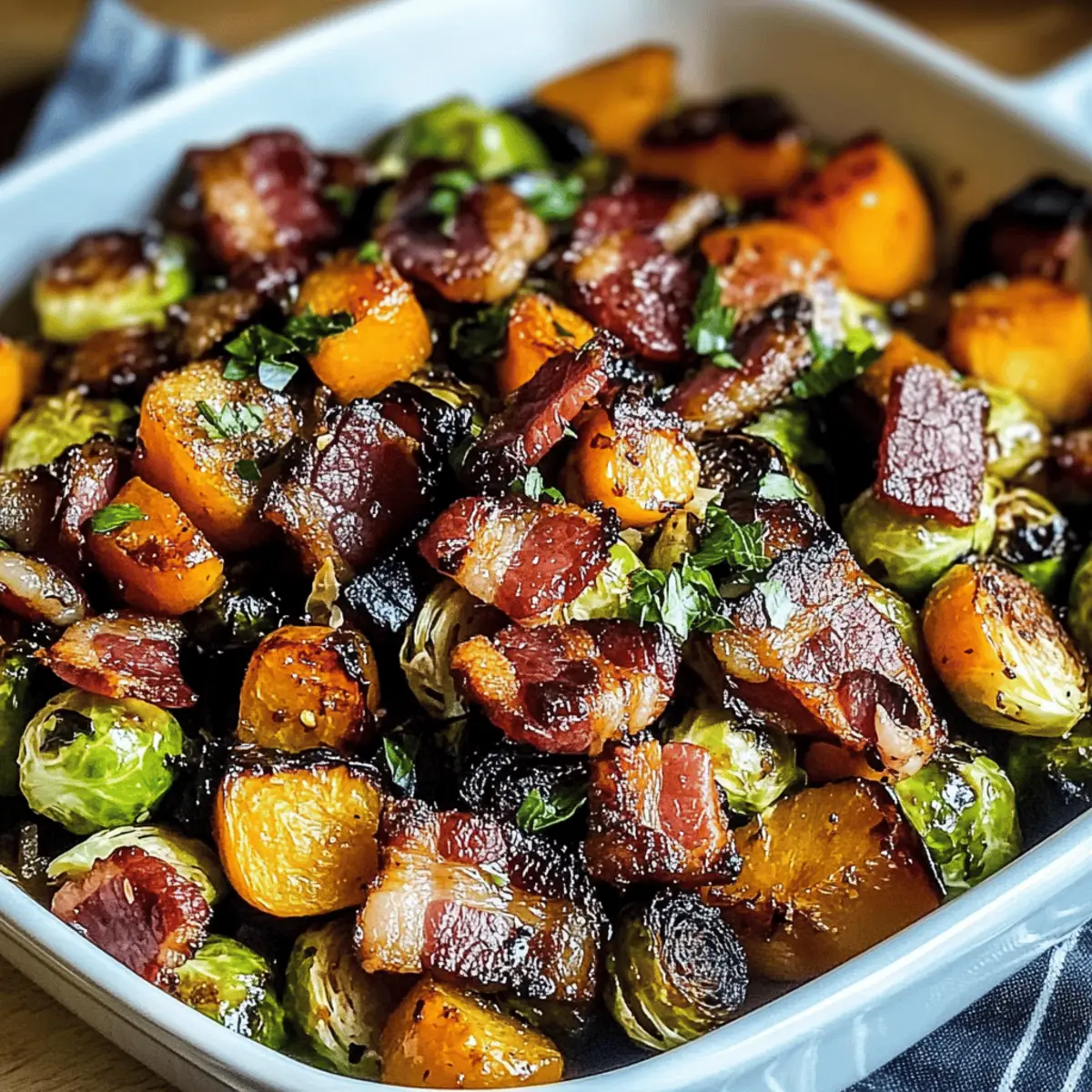 Maple Butternut Brussels Bacon: An Irresistibly Cozy Dish