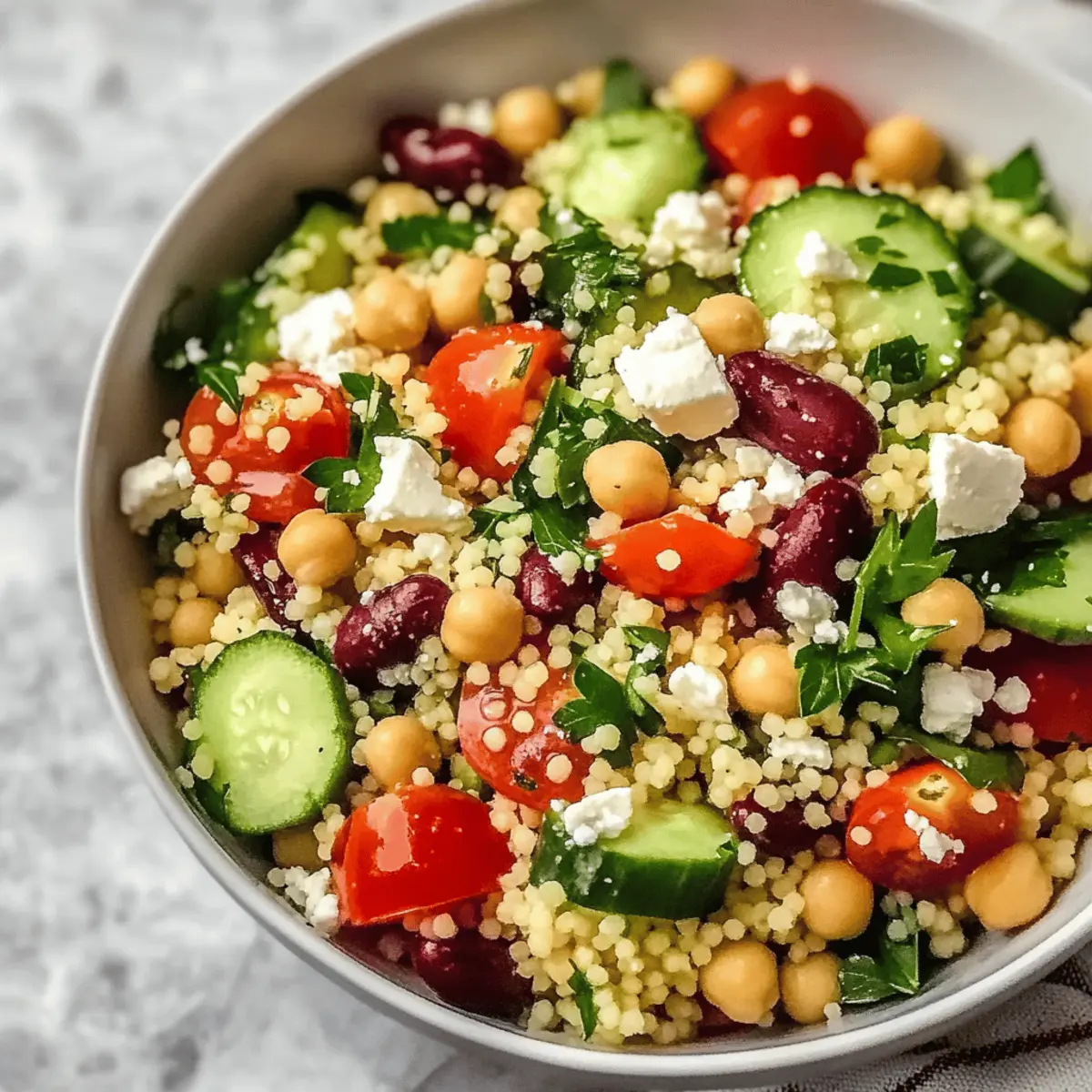 Vibrant Mediterranean Couscous Salad for Effortless Meal Prep