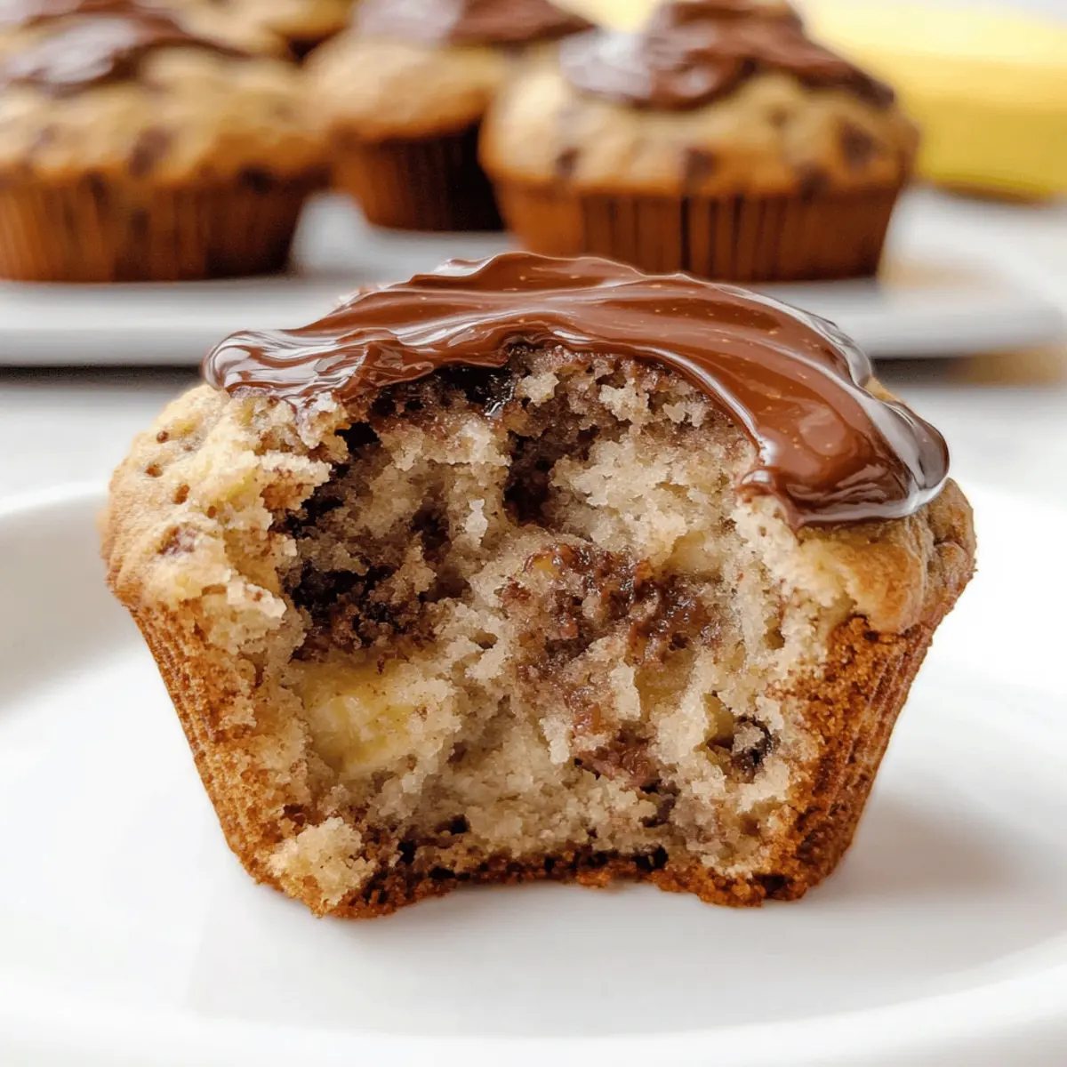 Nutella Banana Muffins: Irresistibly Moist and Deliciously Sweet