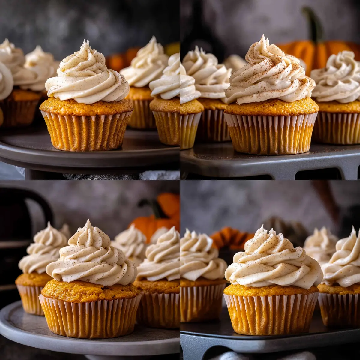 Irresistibly Moist Pumpkin Cupcakes with Cream Cheese Frosting