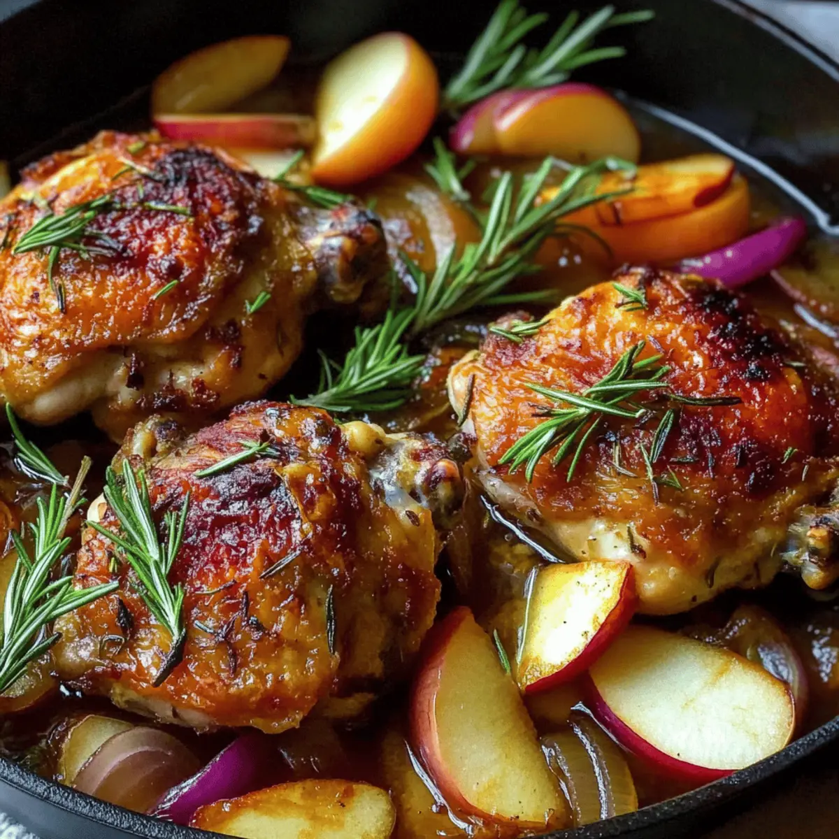 Cozy Rosemary Apple Cider Chicken for Autumn Comfort