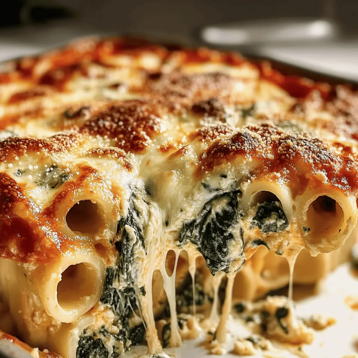 Creamy Spinach Ricotta Pasta Bake for Cozy Nights