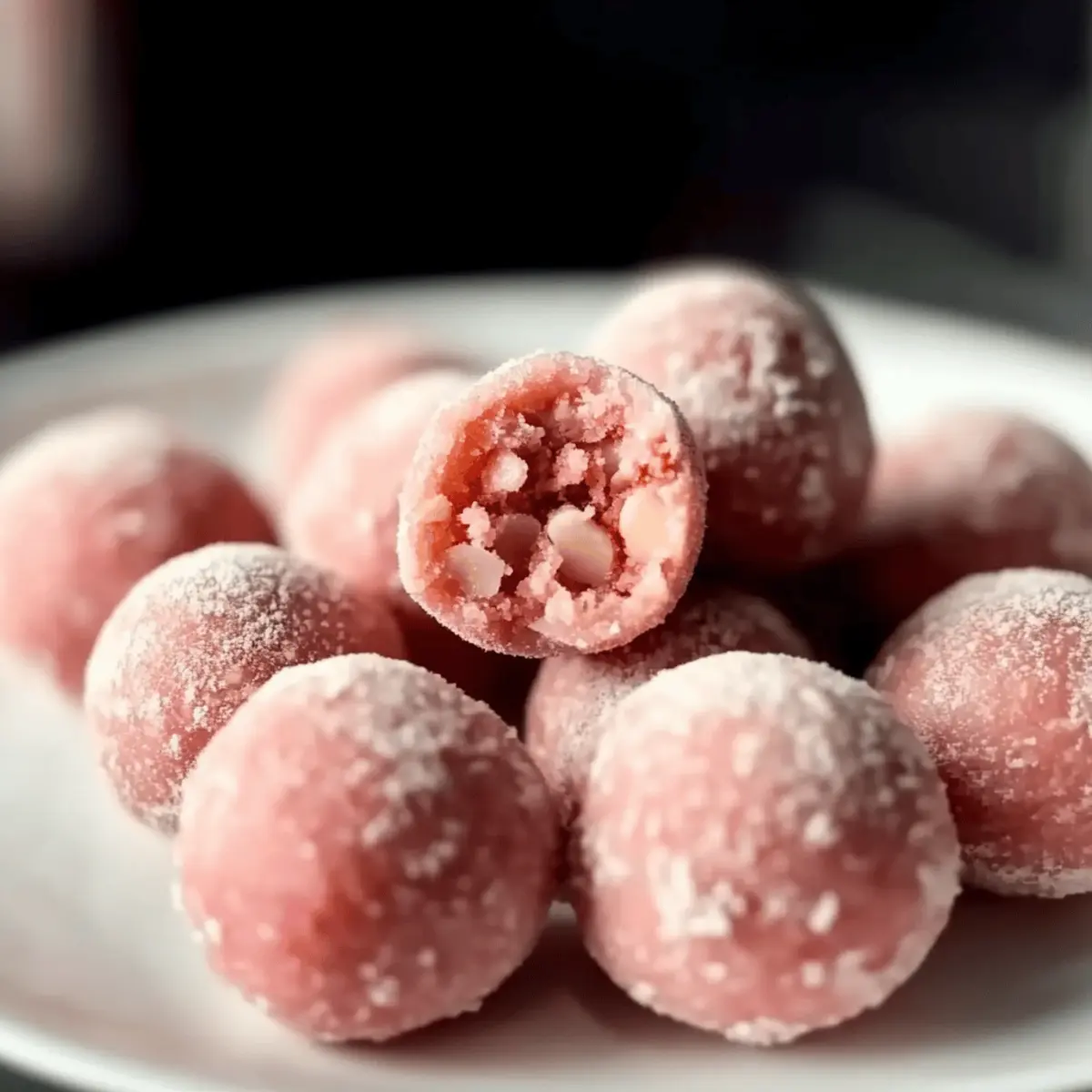 Strawberry Cheesecake Protein Balls for Guilt-Free Snacking