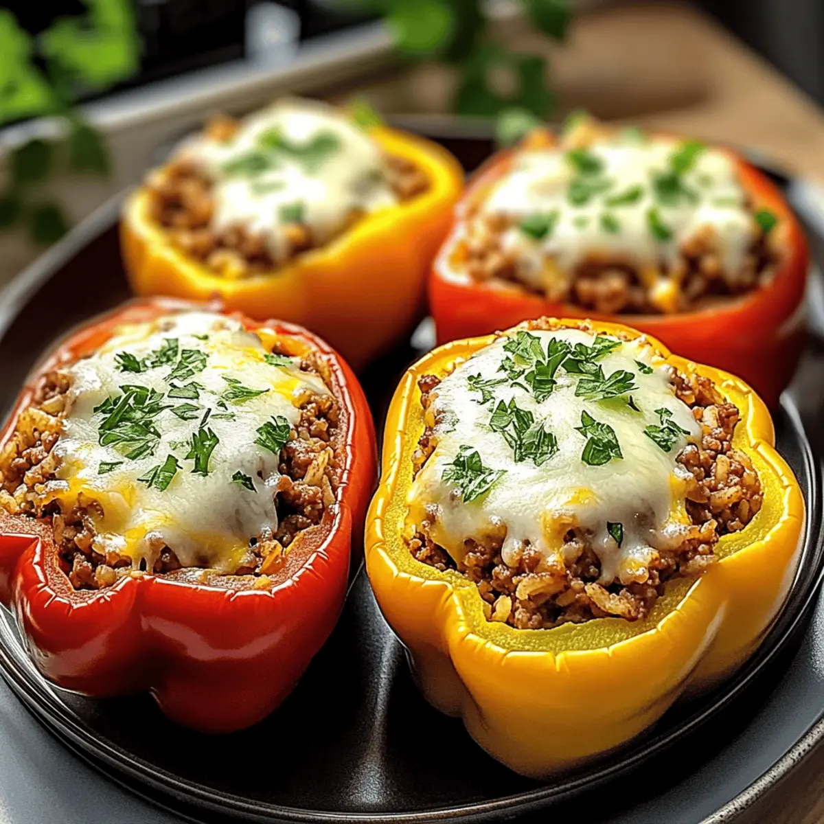 Deliciously Cheesy Stuffed Peppers Ready in 20 Minutes