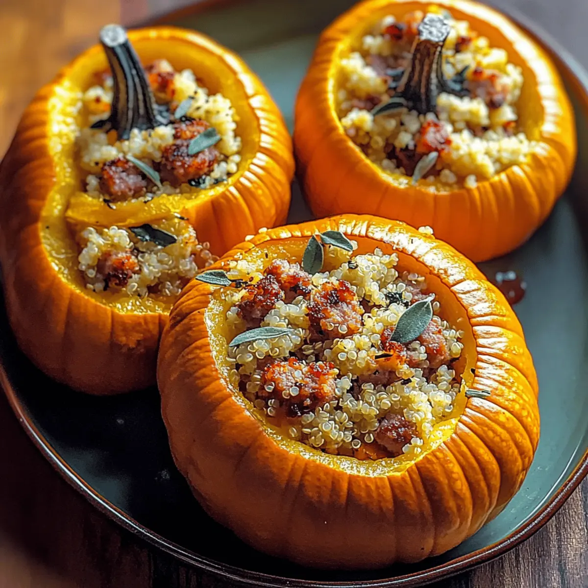 Savory Stuffed Pumpkins for a Cozy Fall Feast