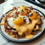 Breakfast Poutine with Hollandaise Sauce