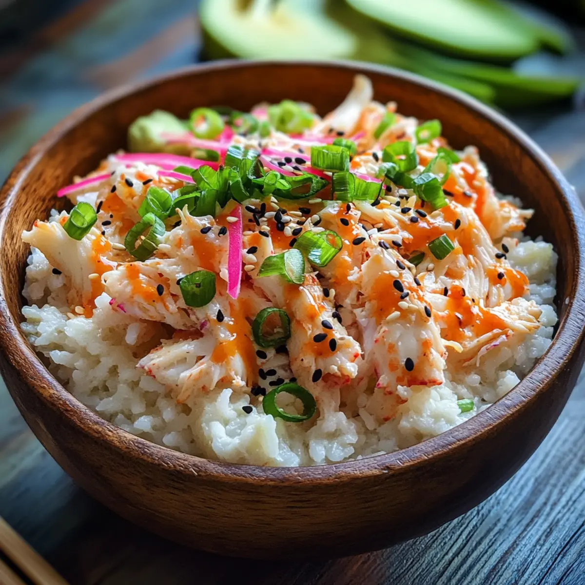 Spicy Crab Sushi Bowls: Quick, Flavor-Packed Weeknight Delight