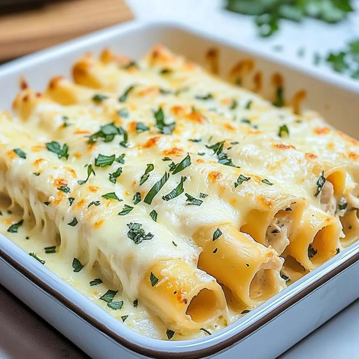 Creamy Chicken Manicotti Alfredo for Cozy Family Nights