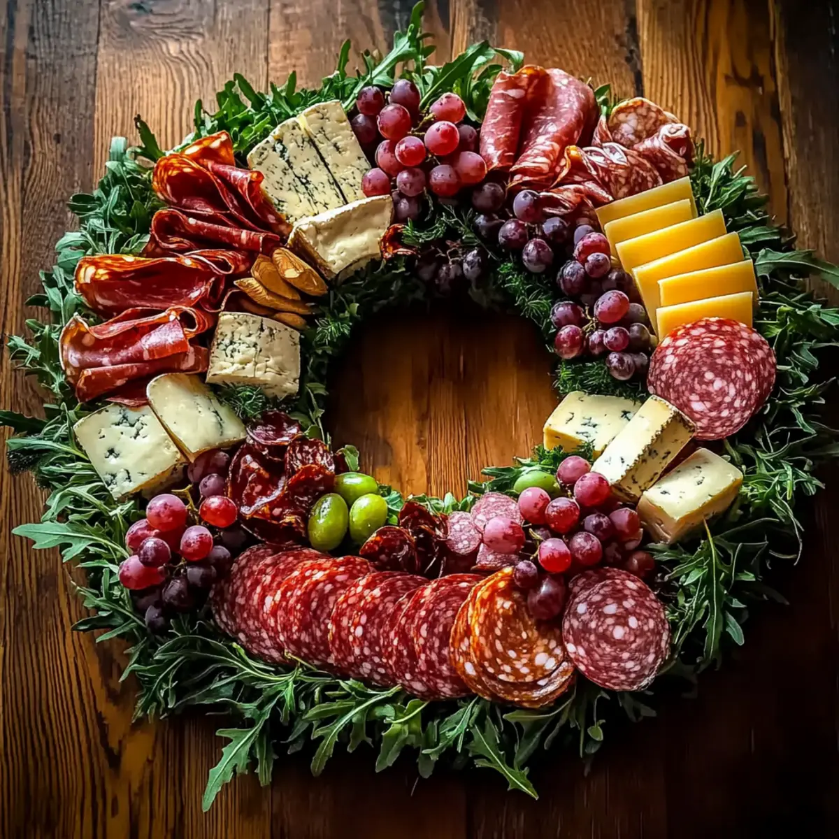 Delightful Charcuterie Wreath: A Festive Party Showstopper