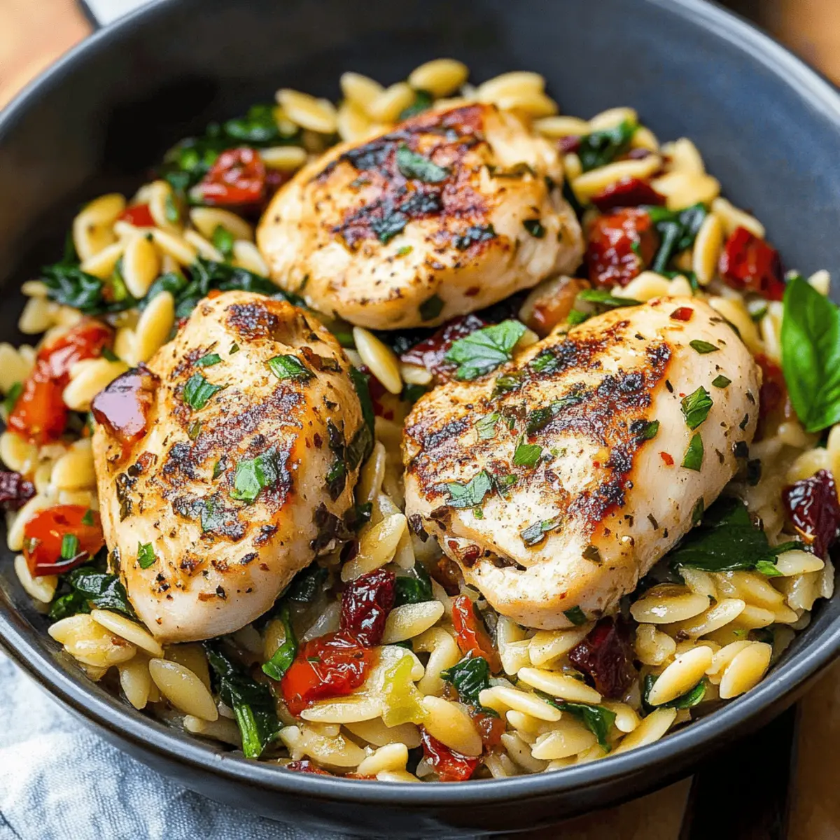 Mediterranean Chicken Orzo: A Flavorful, Healthy Delight