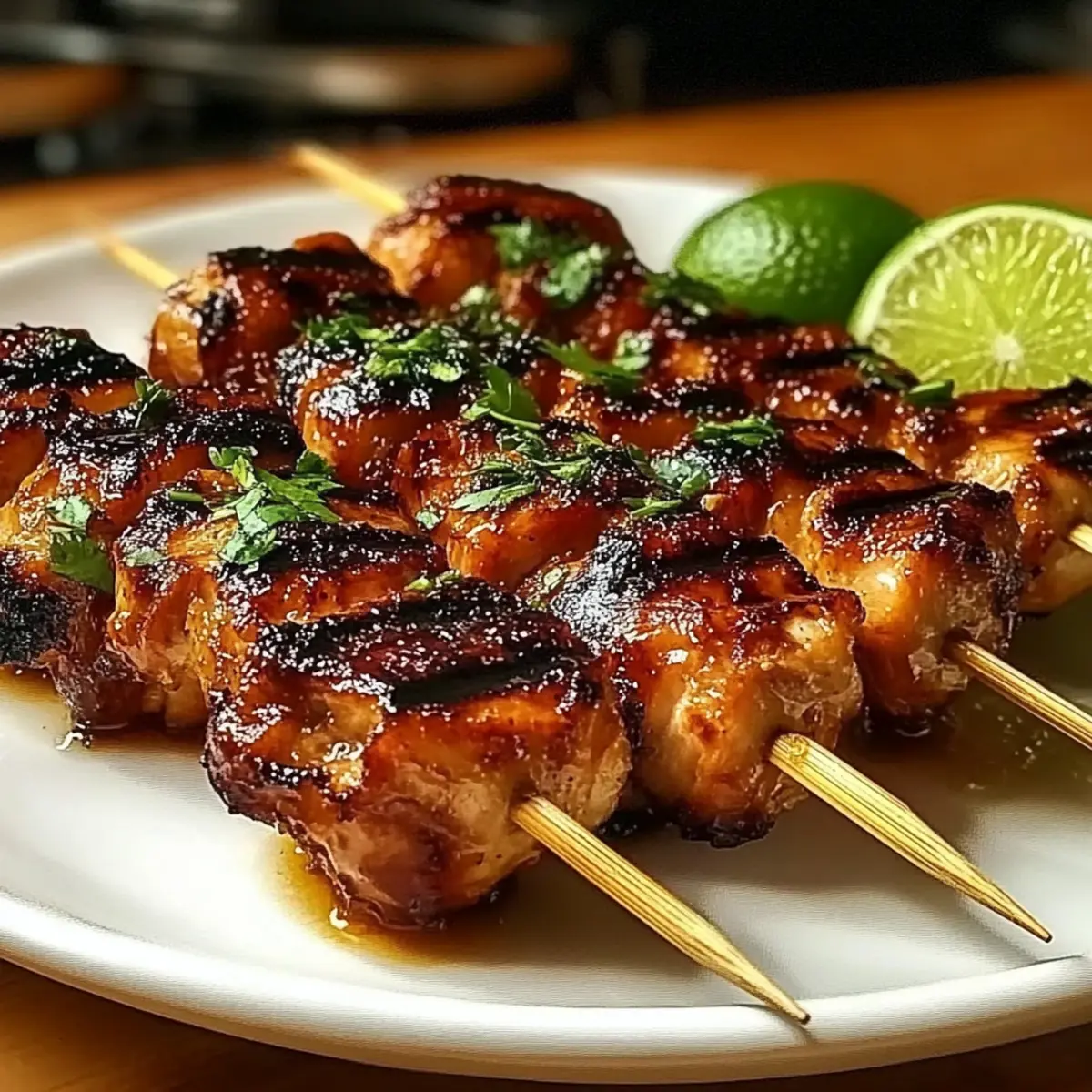 Grilled Thai Coconut Chicken Skewers for a Flavorful Feast