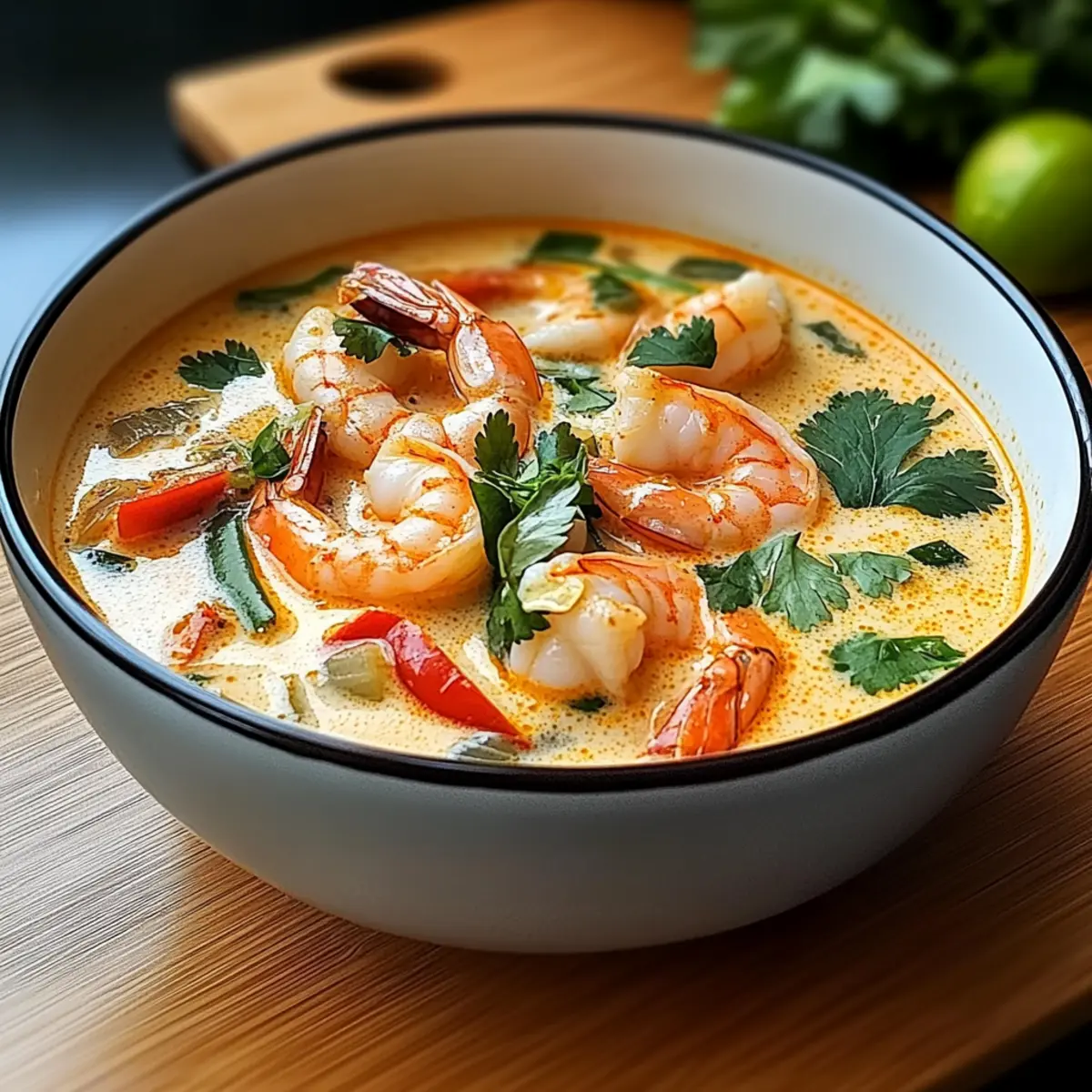 Thai Coconut Shrimp Soup: A Quick Comforting Bowl of Bliss