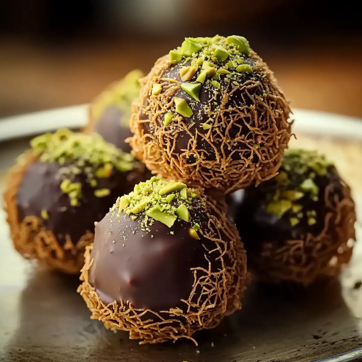 Indulge in Irresistible Dubai Chocolate Balls Delight