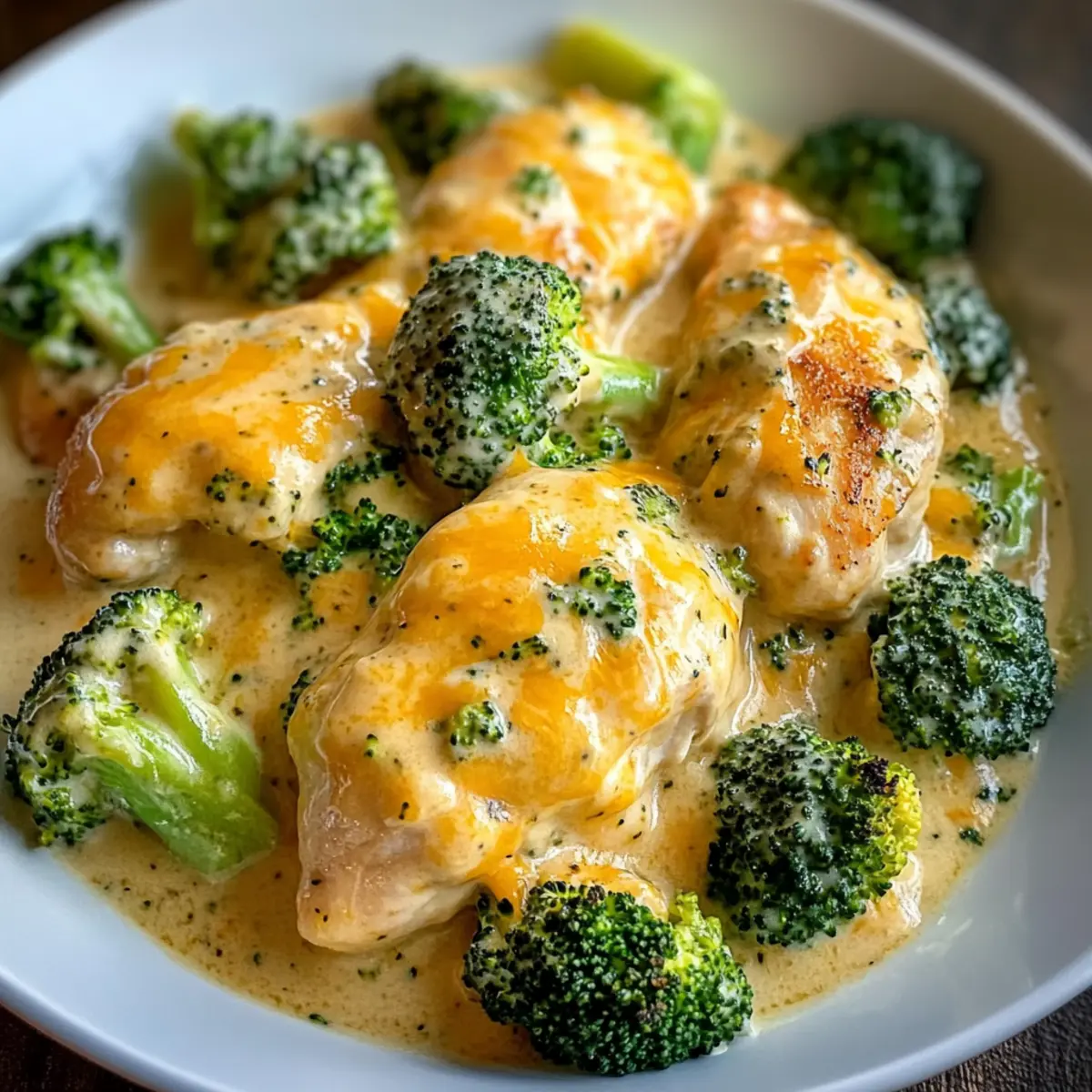 Crockpot Creamy Broccoli Cheddar Chicken for Cozy Nights
