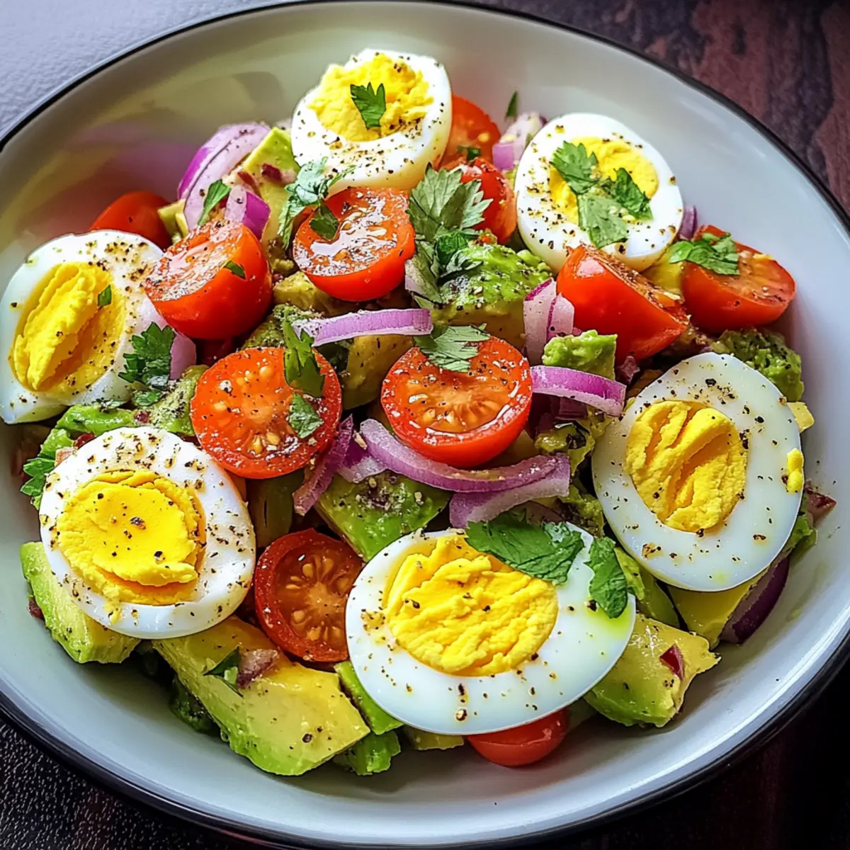 Energizing Workout Egg Avocado Salad for a Quick Boost