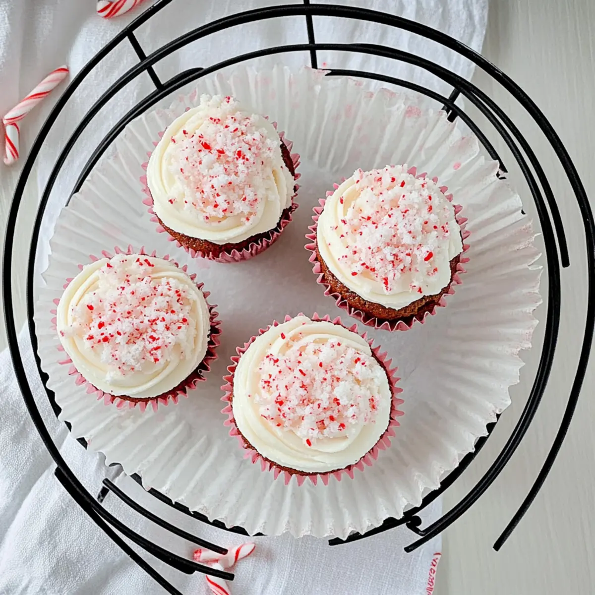 Candy Cane Cupcakes: Irresistibly Festive Holiday Treats