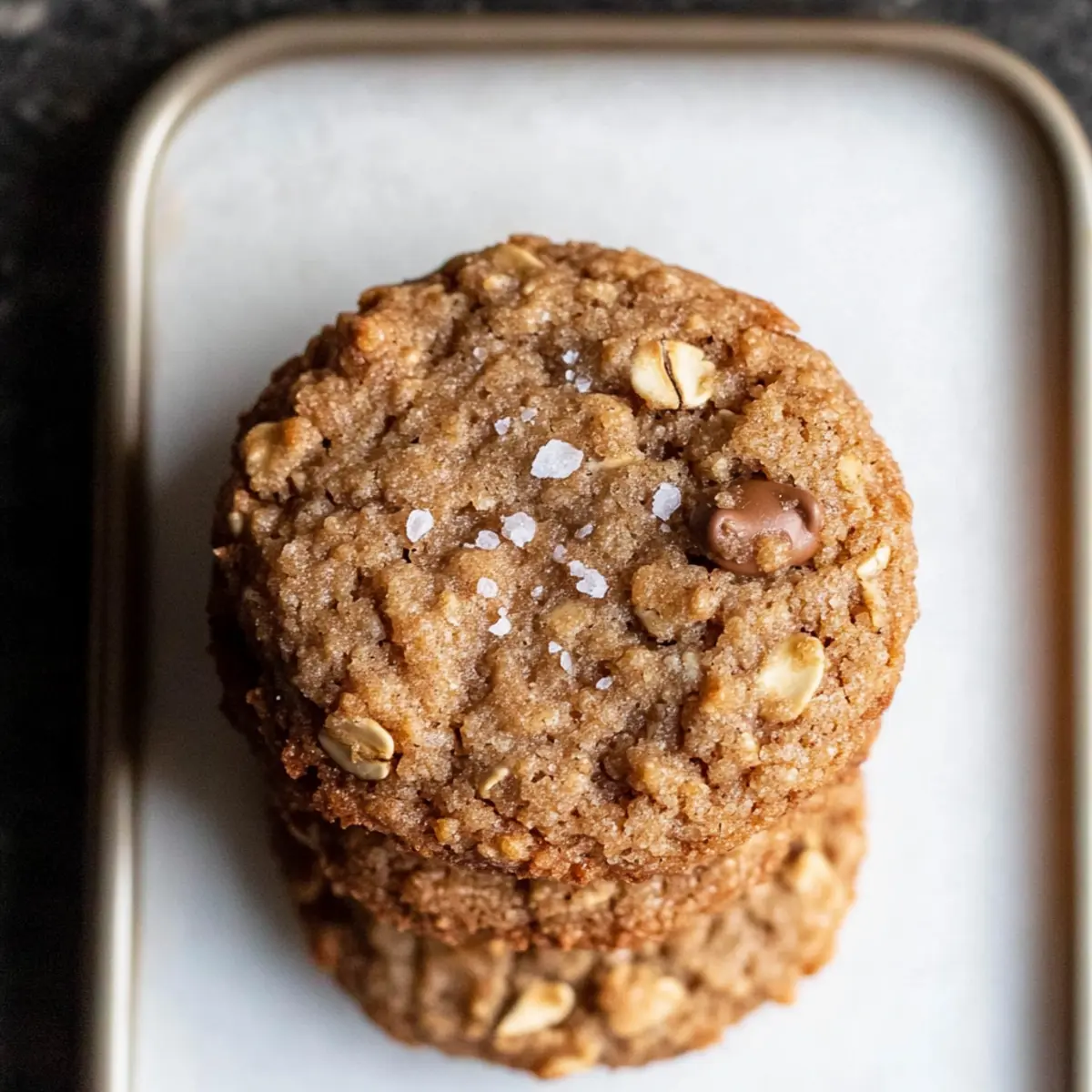Gluten Free Salted Oatmeal Cookies for Chewy Bliss