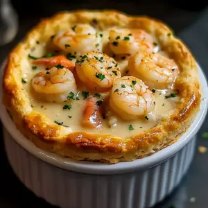 Shrimp & Lobster Cheddar Bay Biscuit Pot Pie