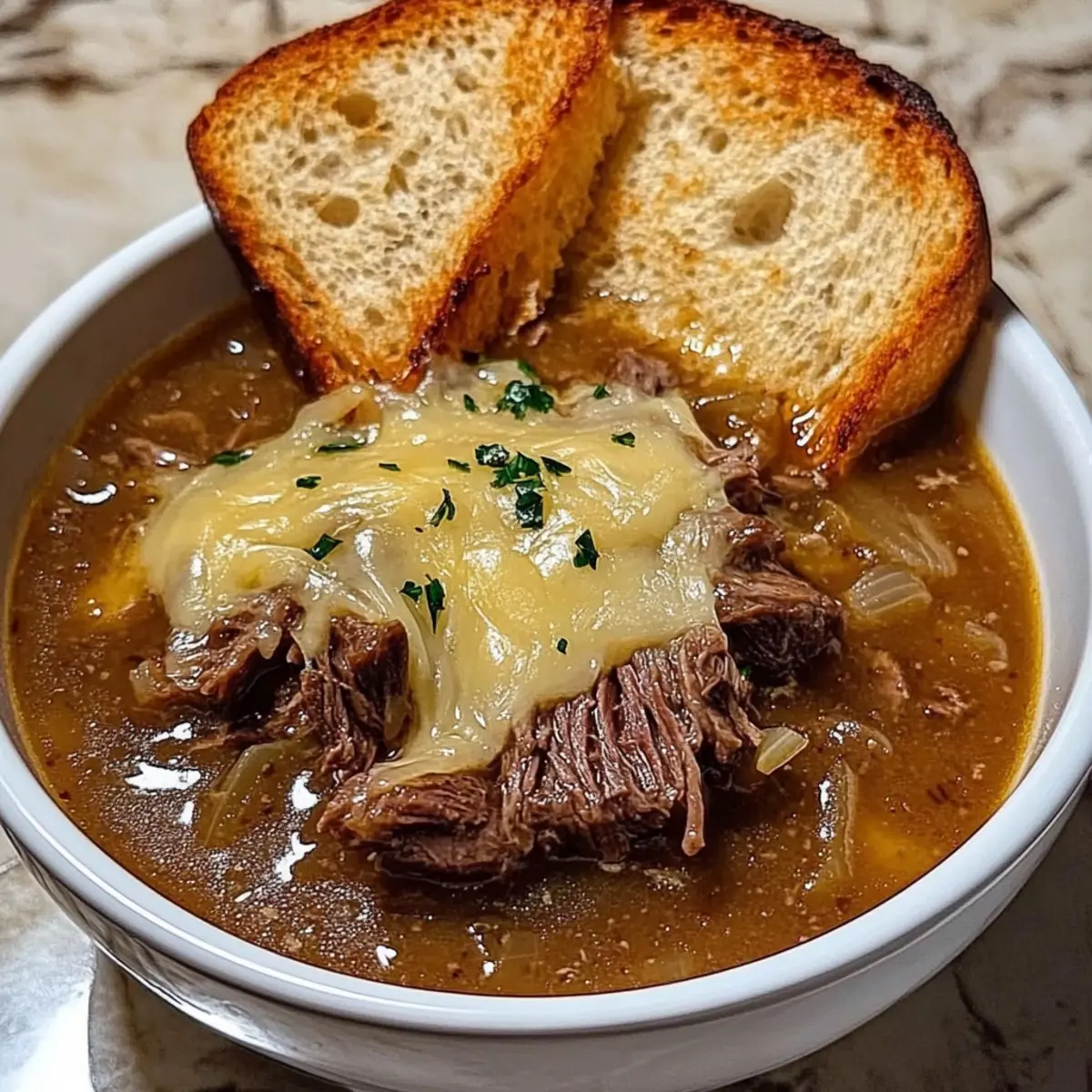 French Onion Beef Short Rib Soup for Ultimate Comfort Enjoyment