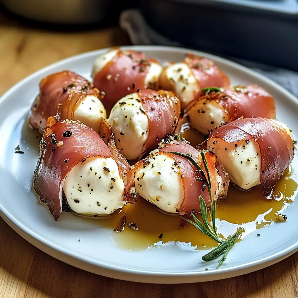 Crispy Prosciutto Wrapped Mozzarella Bites You’ll Love