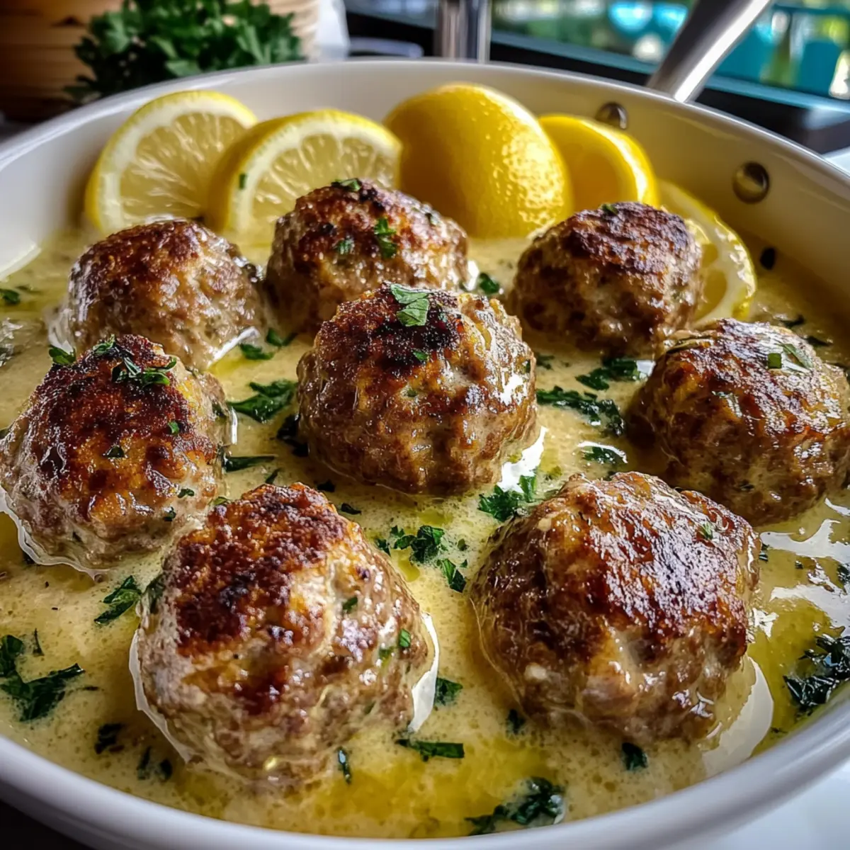 Juiciest Greek Meatballs in Lemon Sauce You'll Crave Daily