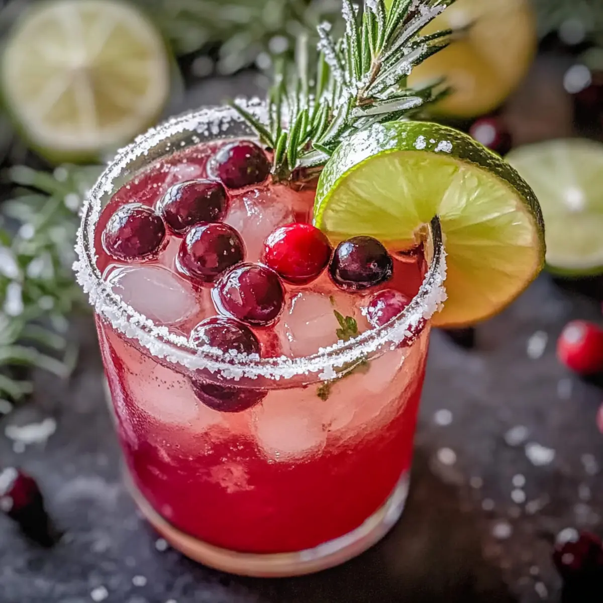Festive Mistletoe Margarita: Your Holiday Cheer in a Glass