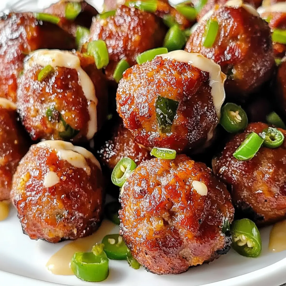 Jalapeno Popper Smoked Meatballs for Bold Flavor Lovers