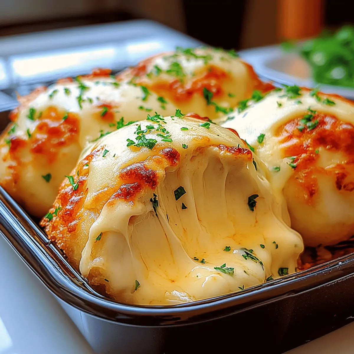 Mozzarella & Ranch Chicken Bombs: Cheesy Goodness in Every Bite