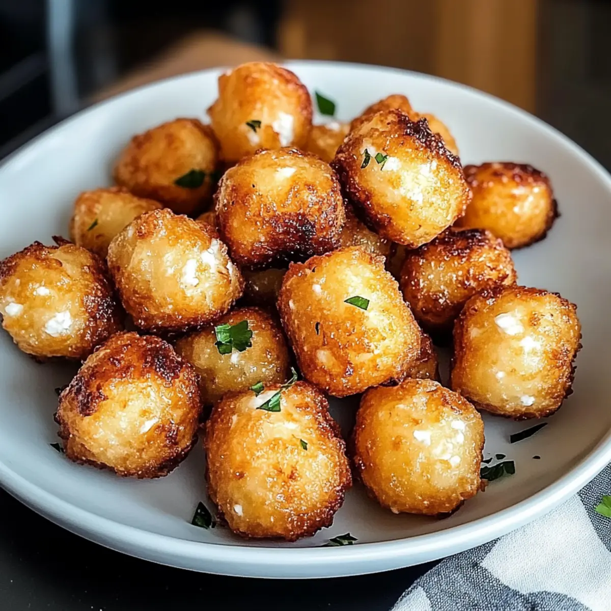 Crispy Two Ingredient Cottage Cheese Tots for Easy Snacking